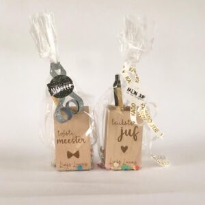 Speciale dagen-Meester & Juf-Pennenbakje meester en juf cadeau-Studio Gravin