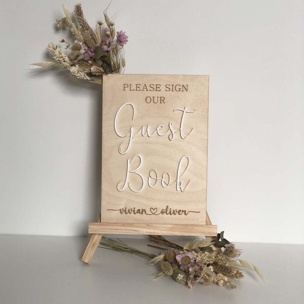 Bruiloft-Bruiloftdecoratie-Borden-Bord Please sign our guest book 7-Studio Gravin