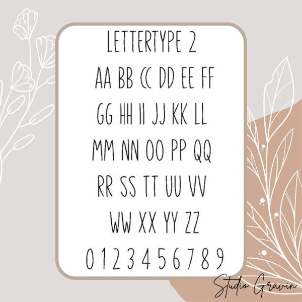 Lettertypen voorbeeld-Lettertype 2-Studio Gravin