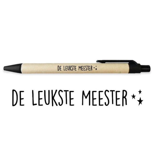 Speciale dagen-Meester & Juf-Pen De leukste meester-juf en meester cadeautje-Studio Gravin