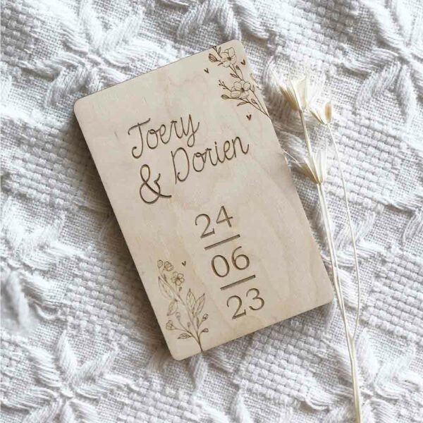 Bruiloft-Trouwbedankjes&Cadeaus-Houten envelop voor geld bruiloft-Studio Gravin